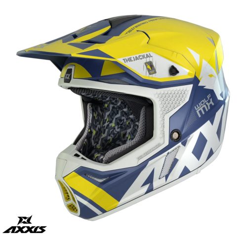 Casca Axxis Wolf Geacaal A3 galben mat