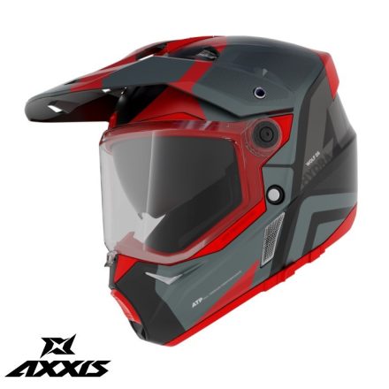 Casca Axxis Wolf Ds Hydra B5 Rosu Mat