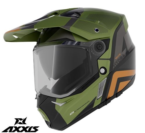 Casca Axxis Wolf DS Hydra B6 verde mat
