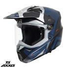 Casca Axxis Wolf DS Hydra C17 albastru mat
