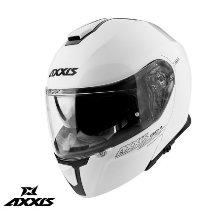 Casca Axxis Gecko Sv A0 Alb Lucios