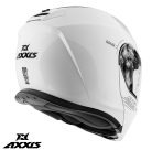 Casca Axxis Gecko Sv A0 Alb Lucios