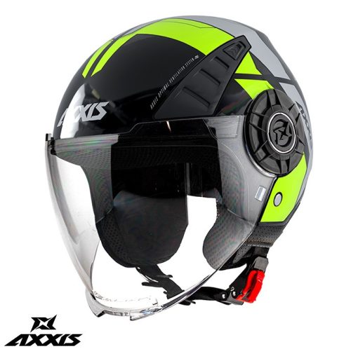 Casca Axxis Metro Cool B3 galben fluor mat 