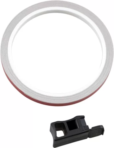 Banda Roata Reflectorizant Rosu Latime 7Mm Pz5025Apro