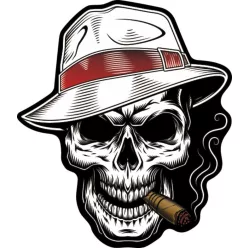UV-LABELS-SKULL-5031P