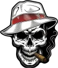 UV-LABELS-SKULL-5031P