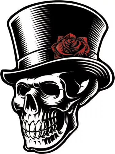 UV-LABELS-SKULL-5032P
