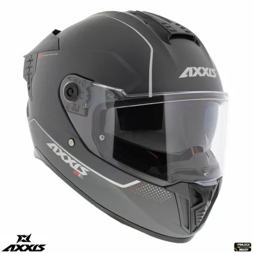 Casca Axxis Hawk SV A2 titanium mat