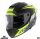 Casca Axxis Hawk SV Judge B3 galben fluor mat negru mat 