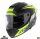 Casca Axxis Hawk Sv Judge B3 Galben Fluor Mat Negru Mat