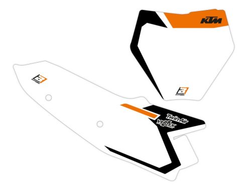 Precut #Plate Ktm 23