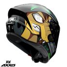 Casca Axxis Draken S Cosa Nostra B6 Verde Fluor Lucios