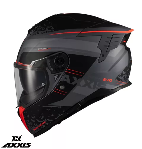 Casca Axxis Hawk Evo SV Dark Justice C1 gri mat