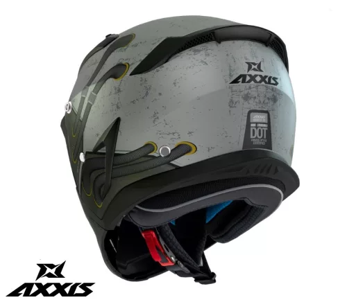 Casca Axxis Hunter SV Toxic C2 gri mat mat