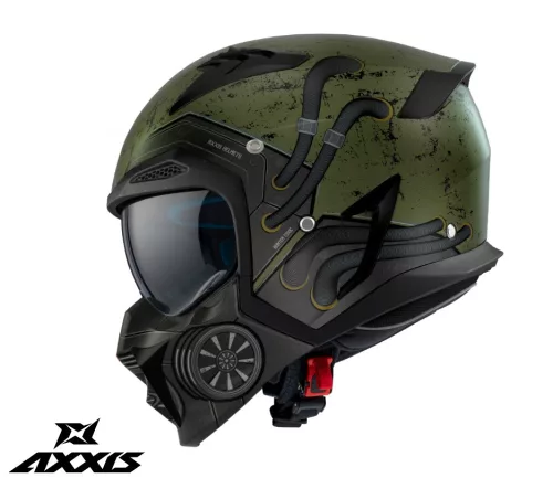 Casca Axxis Hunter SV Toxic C6 verde mat mat