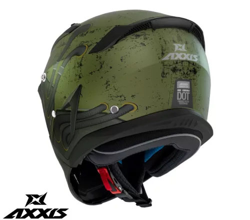 Casca Axxis Hunter SV Toxic C6 verde mat mat