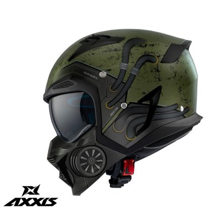 Casca Axxis Hunter Sv Toxic C6 Verde Mat