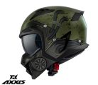 Casca Axxis Hunter Sv Toxic C6 Verde Mat