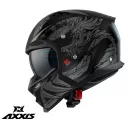 Casca Axxis Hunter SV ONI B2 gri mat mat