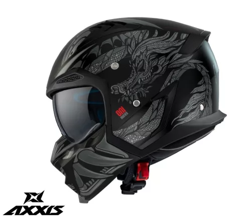 Casca Axxis Hunter SV ONI B2 gri mat mat