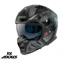 Casca Axxis Hunter SV ONI B2 gri mat mat