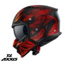 Casca Axxis Hunter SV ONI B5 rosu mat