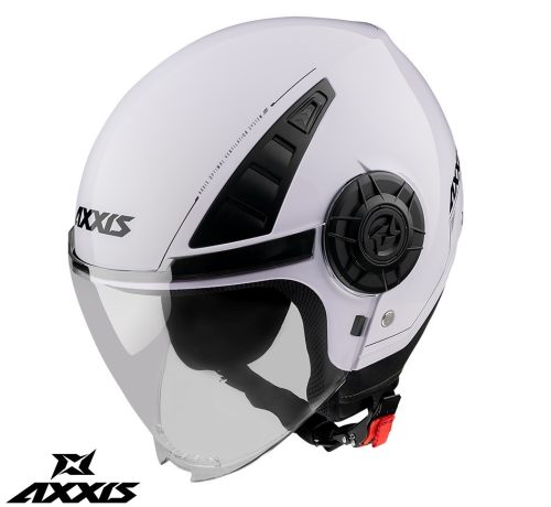 Casca Axxis Metro S A0 alb lucios