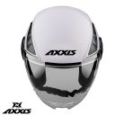 Casca Axxis Metro S A0 alb lucios