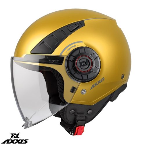 Casca Axxis Metro S A3 galben mat