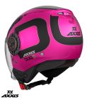 Casca Axxis Metro S Duo C8 roz lucios