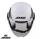 Casca Axxis Metro S V2 A0 alb lucios