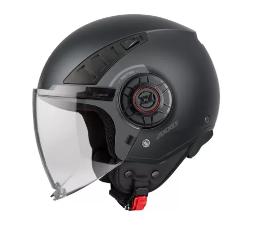Casca Axxis Metro S V2 A2 titanium mat