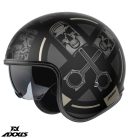 Casca Axxis Hornet S SV Skulls Illustrated B1 negru mat