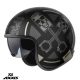 Casca Axxis Hornet S SV Skulls Illustrated B1 negru mat