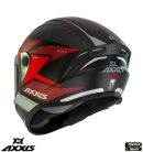 Casca Axxis Draken S Sunray B5 rosu fluor lucios