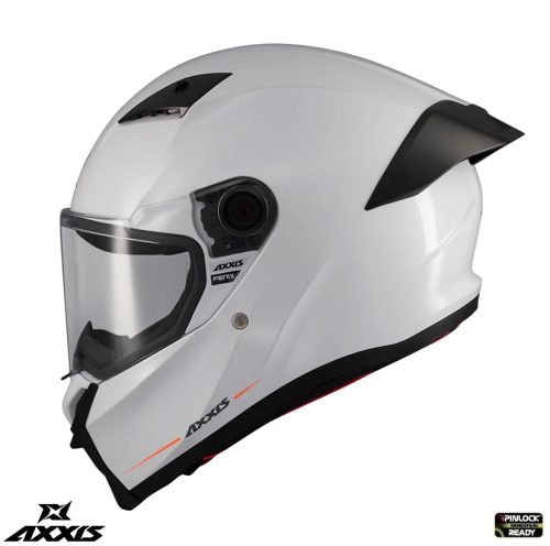 Casca Axxis Fenix A0 alb lucios