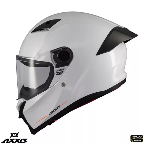 Casca Axxis Fenix A0 alb lucios