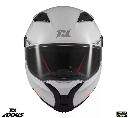 Casca Axxis Fenix A0 alb lucios
