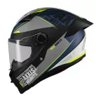 Casca Axxis Fenix Essence C2 gri/albastru mat
