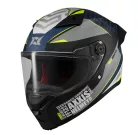 Casca Axxis Fenix Essence C2 gri/albastru mat
