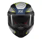Casca Axxis Fenix Essence C2 gri/albastru mat