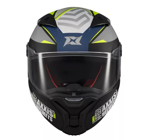 Casca Axxis Fenix Essence C2 gri/albastru mat