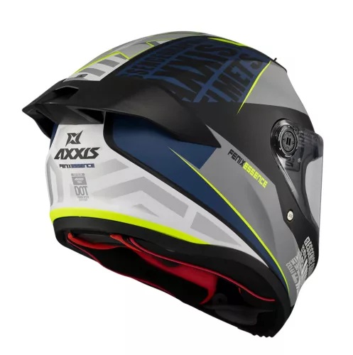 Casca Axxis Fenix Essence C2 gri/albastru mat