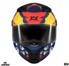 Casca Axxis Fenix Angry Face C5 rosu mat