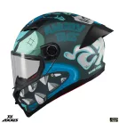 Casca Axxis Fenix Angry Face C7 albastru mat