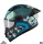 Casca Axxis Fenix Angry Face C7 albastru mat