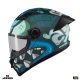 Casca Axxis Fenix Angry Face C7 albastru mat