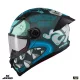 Casca Axxis Fenix Angry Face C7 albastru mat