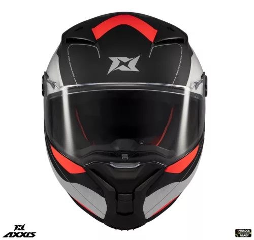 Casca Axxis Fenix Ork B5 rosu mat