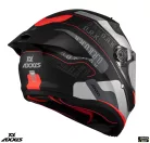 Casca Axxis Fenix Ork B5 rosu mat